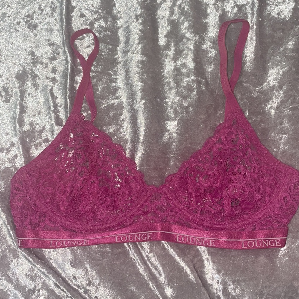 LOUGE Underwear | Raspberry Balcony Bra - Picture 2 of 2